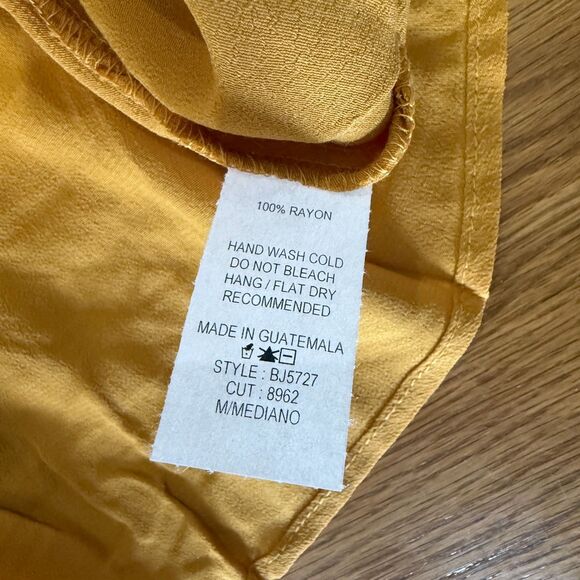 Ces Femme Pleated High Waist Skirt Mustard Medium‎ - Picture 4 of 6